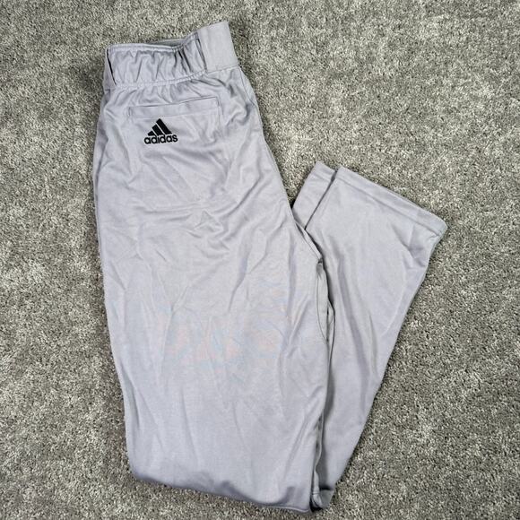 Adidas Men's DK Elite OHP Gray Baseball Pants Flat Front Size XL NWT $50 Retail - Picture 1 of 8